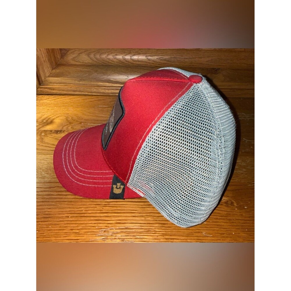 Goorin Brothers Trucker Hat with “Extinct” Dinosaur Skull Patch - Picture 4 of 10